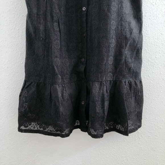 NWT ROXY Button Up Sleeveless Mini Dress Size Large - Picture 6 of 8